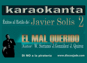 kavamkan a
ExiwsalEsmoder J avier Solis 2

i (Ell MAIL WEIEHMM

,, ' Autorz W. Soriam! J.Ganziiiew J. Quimz

Di MD a u. pinion. mmswsjmcam