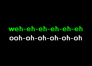 weh-eh-eh-eh-eh-eh

ooh-oh-oh-oh-oh-oh