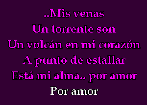 Por amor