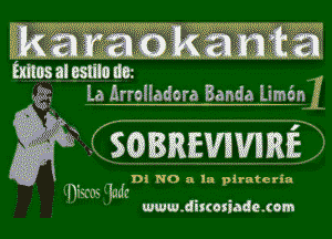 gt. ia- brrofladsra Banda Limpng

SOBREVIVIIRE

. . 01 NO a l.) piratcria
Haw Mr

www-diuosiade.cam