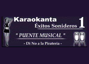 42 Karaokanta 1
- f Exitos Sonideros

24 W' GEE?

. . . k'!
- Dz No a la I'ualena -

g