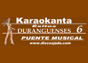D'Kalmokamta

ExlCaa 6

25K DSIRANQLIENSES
g PUENTE MUSICAL.
www.dfscosjada.com