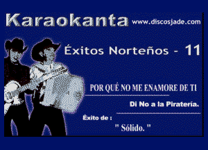 K a Era 0 k a n t a www.discosjade.cm

PUR 01 It V) mi N HIURE Ill. I I

OI No a la Plrmeda.