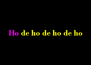 H0 de ho de 110 de ho