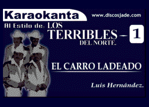 0.
am TERRIBLFS

2.. DH. xmu'fl.
M9159
3 EL CARRO LADEADO
! -.

Lm's H1 rmimhz.