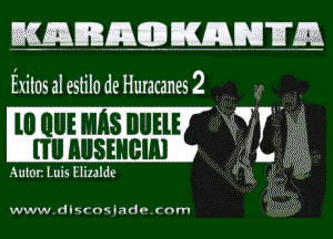 KARAIIKIIIIFI'IA

Exilos a1 eslilo d9 Huracanes2

to names llllElE .. ' g
ml nusmclm ggz

Aldon Luis Elizalde