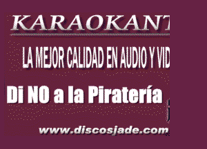 KARAOB
LAMBORCAUDADP

mm MI 31 Ila Pm?

www.discos