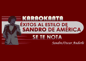 '33 KQRQOKBRIR

EXITOS AL ESTILO DE
Egg 0 SANDRO DE AMERICA

6 Q33? Nam
m