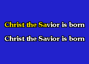 Christ the Savior is born

Christ the Savior is born