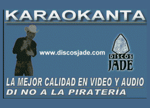 KARAOKA NTA
w

X '
www.diocoajada.com 9

1M DE
LA MEJOR mum EN waso '(AUDIO
D! NO A LA PIRA TERIA