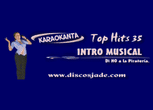 5  GEE.) Top Hits 35

leTRO MUSSCAL

DQROuuln-Hda.

ww.dincosjado.com