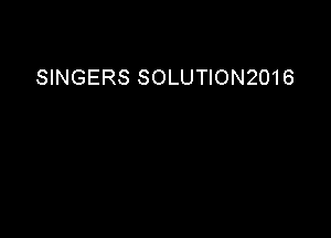 SINGERS SOLUTION2016