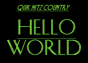 QUIK H177 C OW

HIEILILO

WORLD l