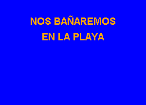 NOS BANAREMOS
EN LA PLAYA