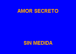 AMOR SECRETO

SIN MEDIDA