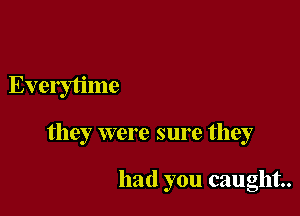 Evelyn'me

they were sure they

had you caught.