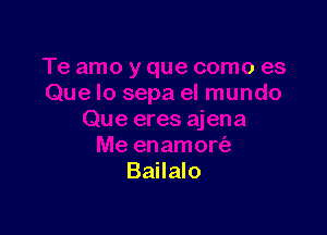 Bailalo