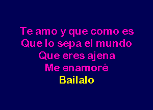 Bailalo