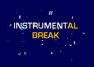 'N'

l'j' - . I. ..
INSTRUMENTAL

BREAK . ' -