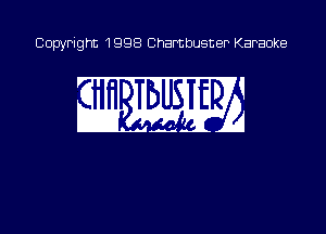 Copyright 1998 Chambusner Karaoke

W kw