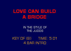 IN THE STYLE OF
THE JUDDS

KEY OF (Ell TIME 5101
4 BAR INTRO