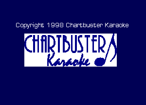 Copyright 1998 Chart step Karaoke