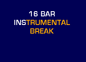 GSBAR
INSTRUMENTAL

BREAK