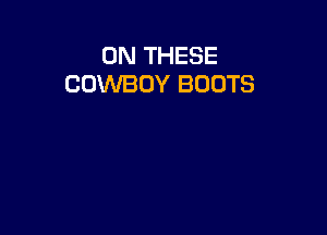ON THESE
COWBOY BOOTS