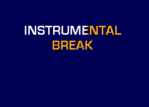 INSTRUMENTAL
BREAK