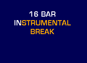 GSBAR
INSTRUMENTAL

BREAK