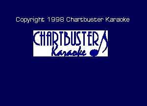 Copyright 1998 Chambusner Karaoke

an kw