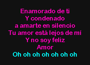 Oh oh oh oh oh oh oh