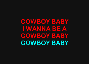 COWBOY BABY