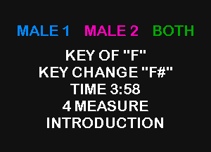 KEYOFP'
KEYCHANGEWW

WME358
4MEASURE
INTRODUCHON