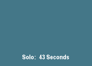SOIOZ 43 Seconds