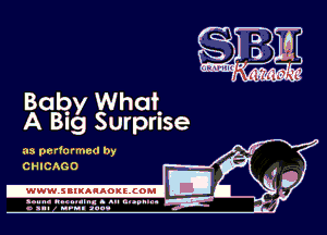 Baby What
A Big Surprise

33 performed by
CHICAGO