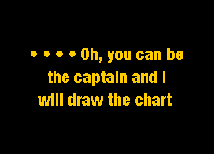 0 o o 0 Oh, you can be

the captain and I
will draw the chart