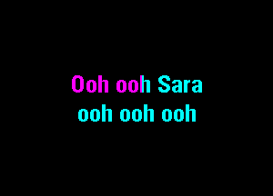 Ooh ooh Sara

ooh ooh ooh