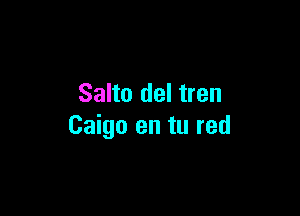 Salto del tren

Caigo en tu red