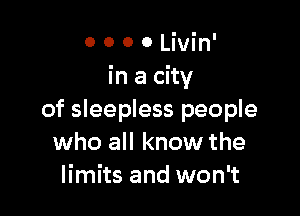 oooouww
in a city

of sleepless people
who all know the
limits and won't