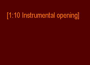I1z10 Instrumental openingl