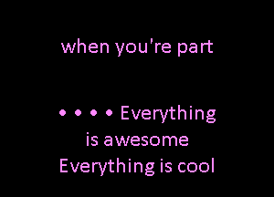 when you're part

0 0 0 0 Everything
is awesome
Everything is cool