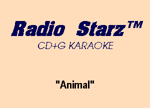 mm 5mg 7'

CEMG KARAOKE

Animal