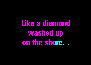 Like a diamond

washed up
on the shore...