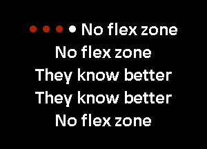 0 0 0 0 No flex zone
No flex zone

They know better
They know better
No flex zone