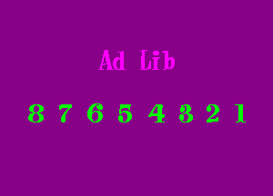 87654321