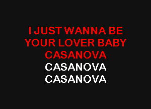 CASANOVA
CASANOVA