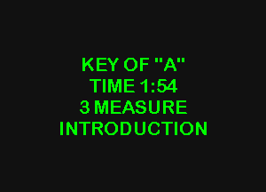 KEY OF A
TIME 1z54

3MEASURE
INTRODUCTION