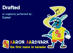 ARON ARDVARK

(he (its! name in kataokc
