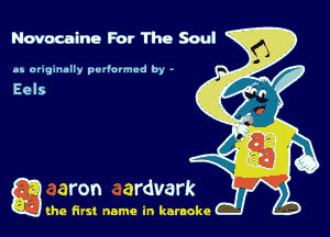 Novocalne For The Soul

as originally pullormud by -

g the first name in karaoke